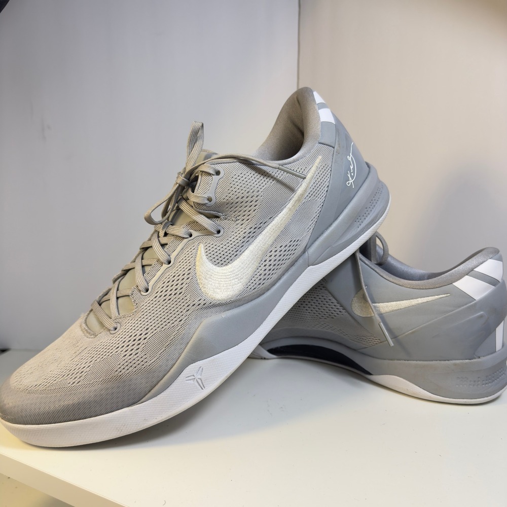 Nike Kobe 8 Protro Basketball Shoes Mens Size 17 Wolf Grey HF9550-002 Low Top